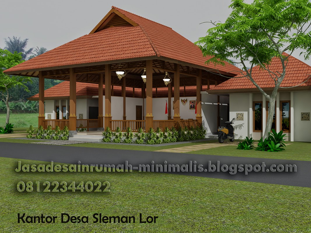 Desain Rumah Minimalis Indah Mewah Murah Balai Desa Sleman Lor