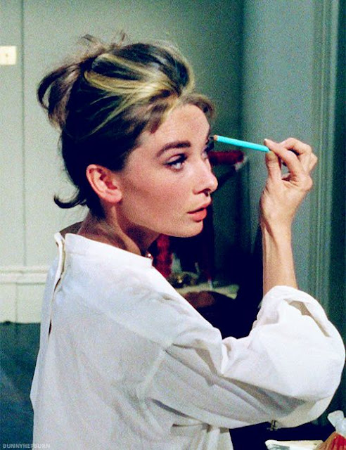 Audrey Hepburn cabelo em Bonequinha de luxo