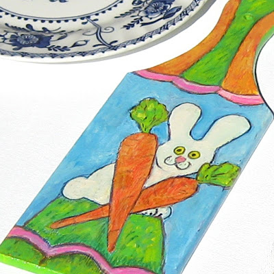 The Bunny Decorative cutting board