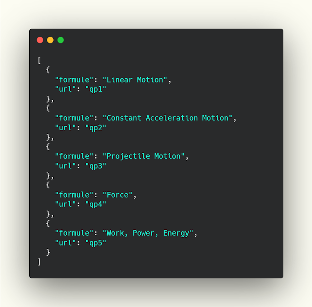Data json