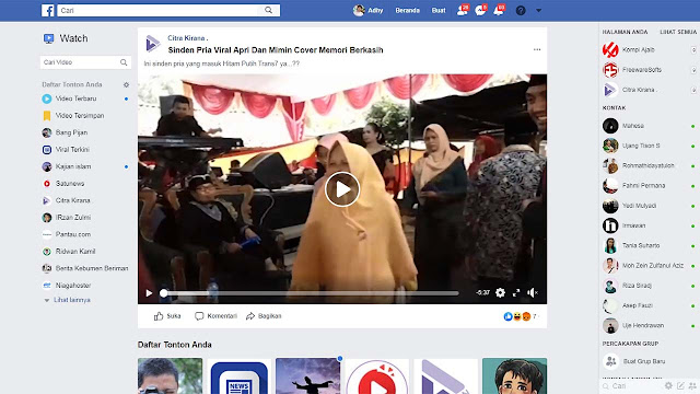 Responsive Facebook Video Embed Dengan Play Onclick Event