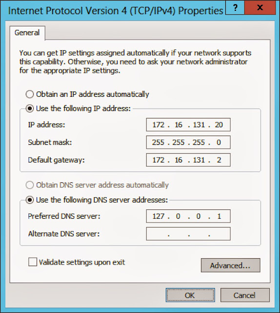 configure adapter