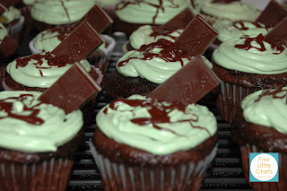 ”Andes Mint Cupcakes
