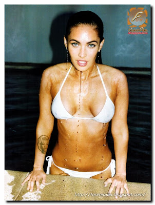 Megan Fox bikini photo shoot for the GQ Magazine.Megan Fox lusty lips on the 