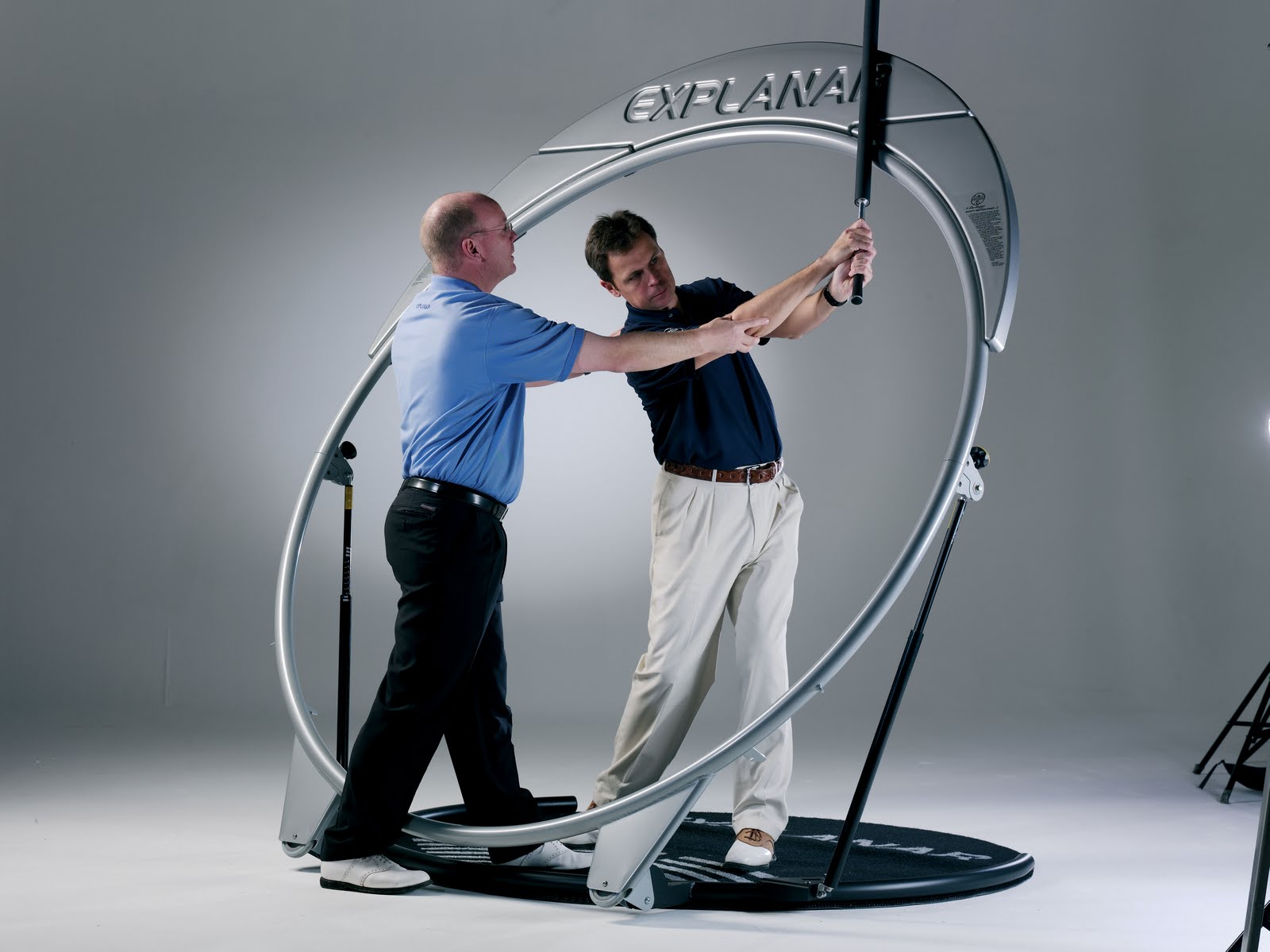 The golf swing trainer