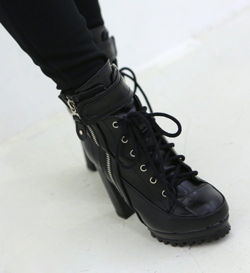 Platform Combat Boots