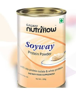 Galway Nutriflow Soyway  Protein Powder with Soy Protein and Whey Protein Dietary Supplement
