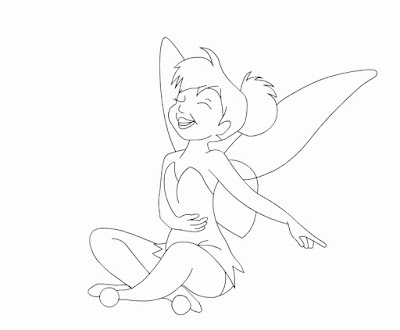 Desenhos para Colorir da Sininho – Imagens para Imprimir da Tinker Bell