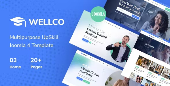 Best Life Coach and Online Courses Joomla 4 Template