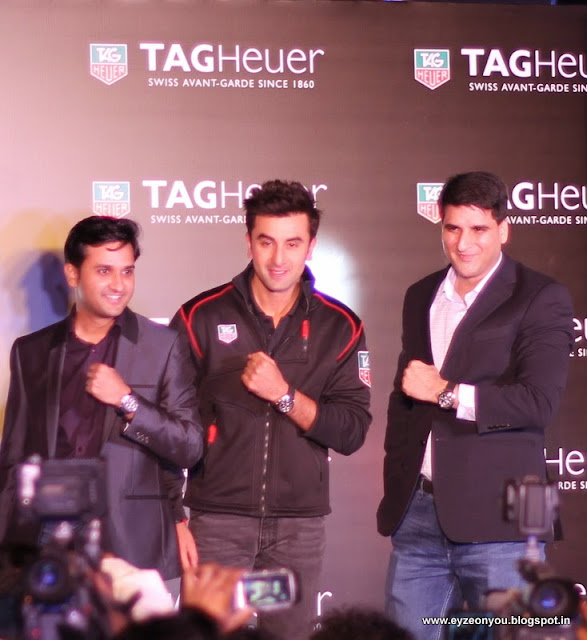 Uncut Pictures Of TAG Heuer India's Ad Campaign Don't Crack Under Pressure Launch By Brand Ambassador Ranbir Kapoor