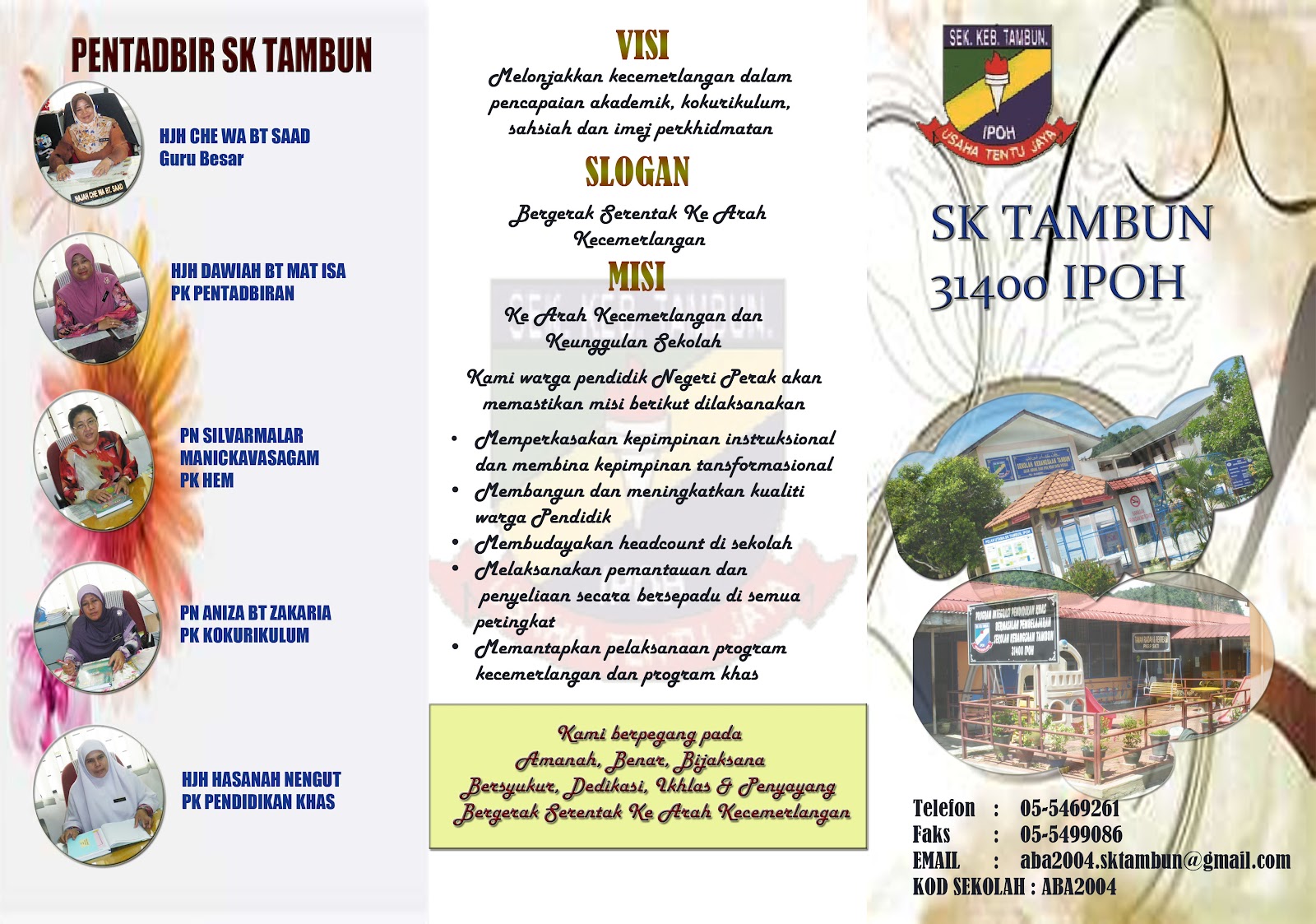 SK TAMBUN IPOH: BROSUR SEKOLAH