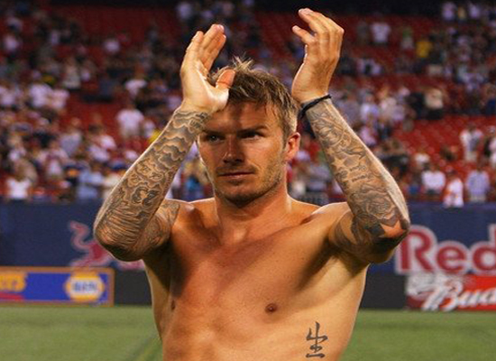 View Front Tattoo on Hand David Beckham Tattoo
