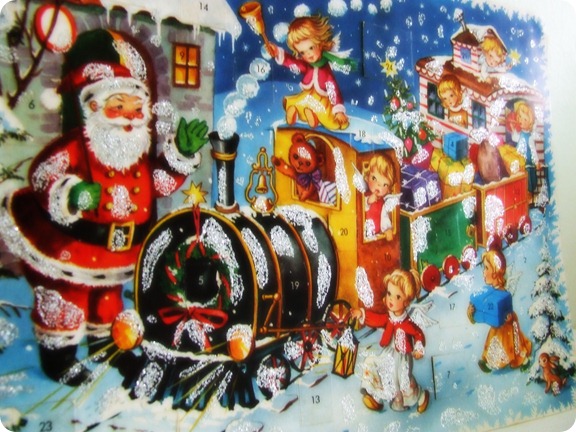 vintage advent calendar