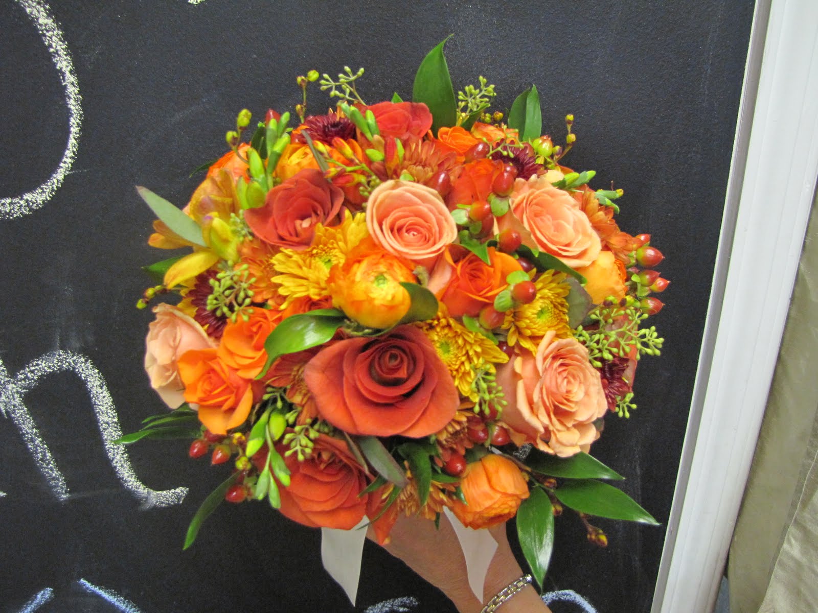 Fall wedding flowers are my