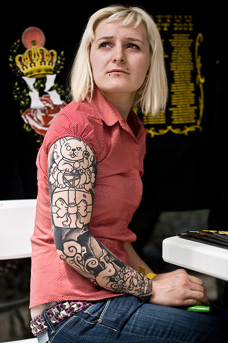 2010 Girls Full Sleeve Tattoo full sleeve tattoo designs for women full