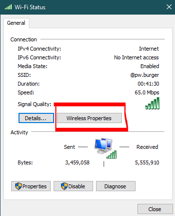 Mengetahui Password WiFi Tersambung