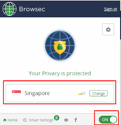 cara memasang browsec di chrome