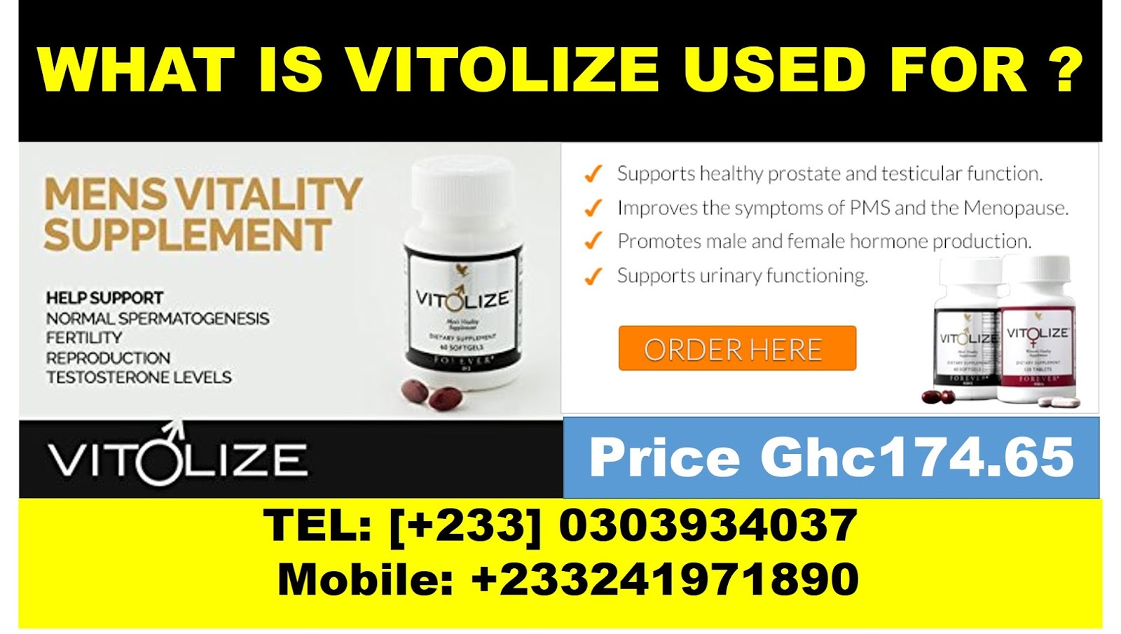 What Is Vitolize Used For