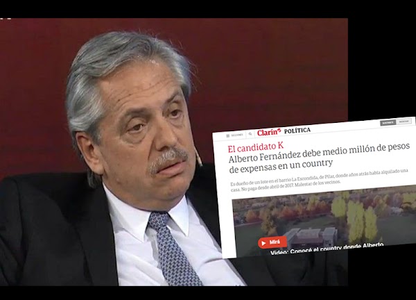 Papelón de Clarín: Se cae operación contra Alberto Fernández Papelón de Clarín: Se cae operación contra Alberto Fernández