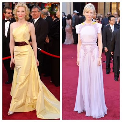 Cate Blanchett Valentino Couture 2005 Givenchy 2011 Academy Awards Best Dresses