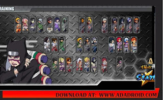 Character Naruto Senki Mod Shinobi Fighters Apk