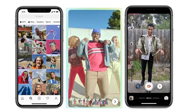 Instagram integrate Reels' videos into Facebook feed