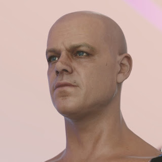 3d model Matt Damon head