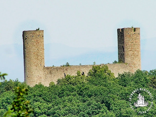 ANDLAU (67) - Le château-fort du Haut-Andlau (XIIIe siècle)