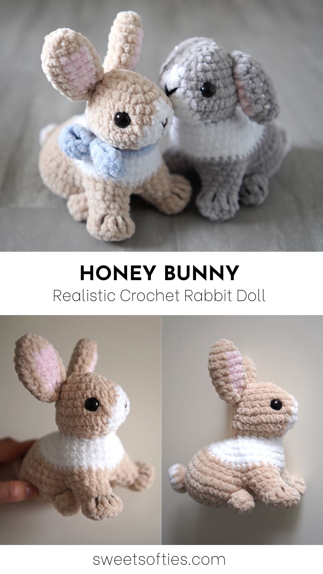 Bags, Baskets and Backpacks, Toy Knitting Pattern for 9 Inch Little Cotton  Rabbits Animals, Instant Digital Download PDF File 