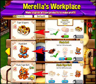 Merella's Workplace with the new Plush Bert craftables