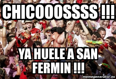 ya huele a San Fermín 2018