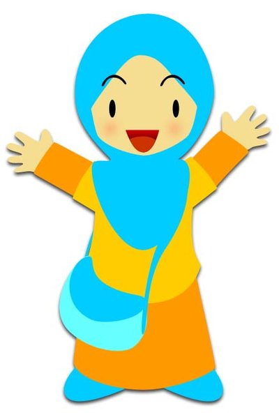 Gambar Animasi Kartun Islami Lucu - Gambar Kata Kata