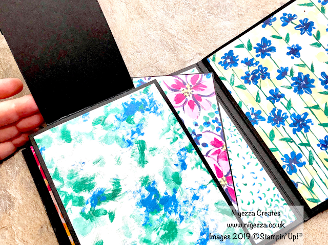 Nigezza Creates. Stampin' Up!® Garden Impressions Mini Album Part 3: Photo Mats & Pocket Inserts