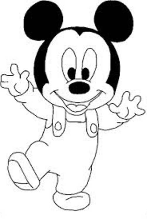 Free Mickey Mouse Coloring Pages For Kids >> Disney  