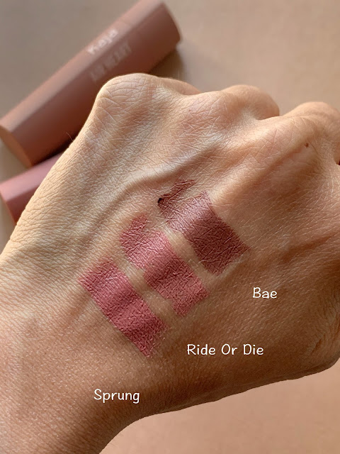 Kaja Beauty Air Heart Lightweight Natural Finish Lipsticks