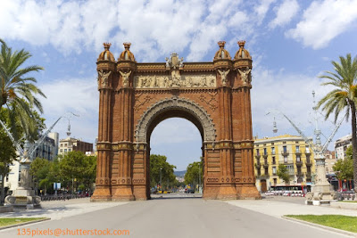 foto do arco do Triunfo  