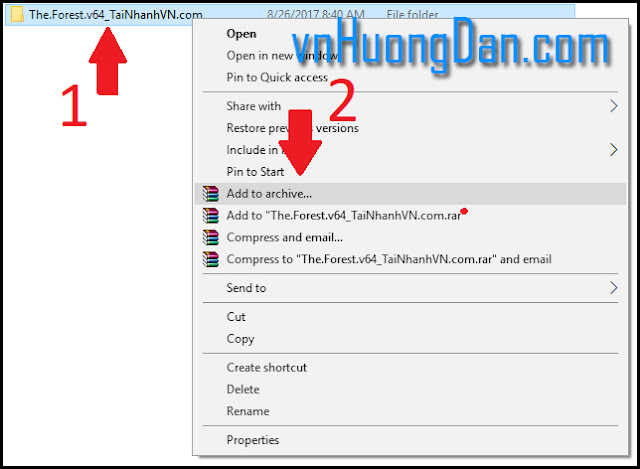 Hướng dẫn giải nén và nén file bằng Winrar