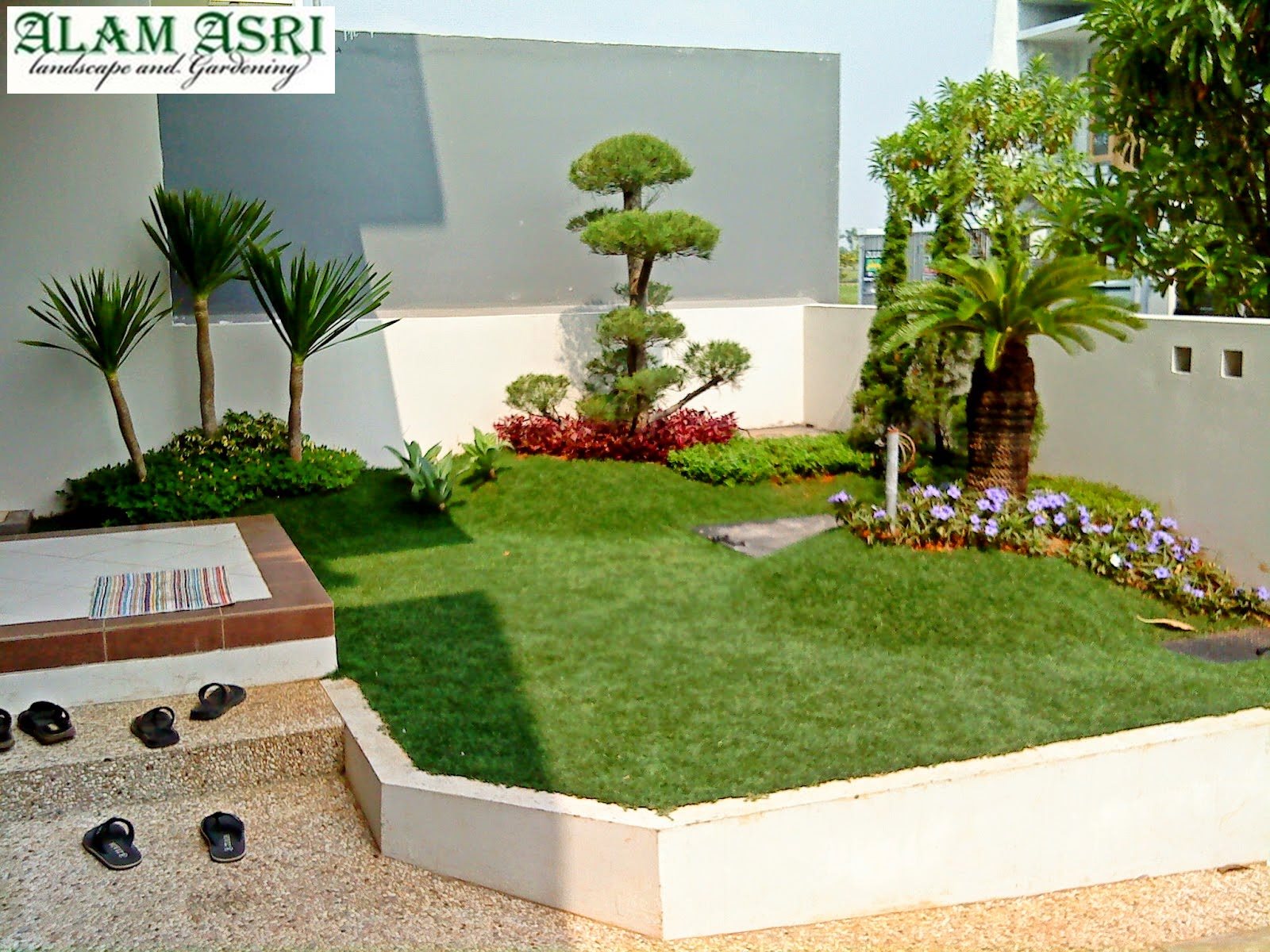 Desain Taman Depan Kantor | Kumpulan Desain Rumah