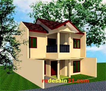  Desain  Rumah Sederhana Minimalis 2 Lantai  Type 110 