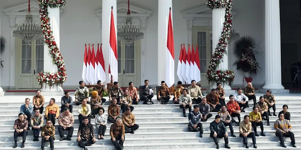 Ini Daftar Menteri dan Anggota Kabinet Indonesia Maju 2019-2024