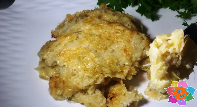 Repollo gratinado