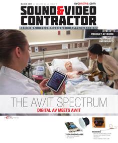 Sound & Video Contractor - March 2017 | ISSN 0741-1715 | TRUE PDF | Mensile | Professionisti | Audio | Home Entertainment | Sicurezza | Tecnologia
Sound & Video Contractor has provided solutions to real-life systems contracting and installation challenges. It is the only magazine in the sound and video contract industry that provides in-depth applications and business-related information covering the spectrum of the contracting industry: commercial sound, security, home theater, automation, control systems and video presentation.