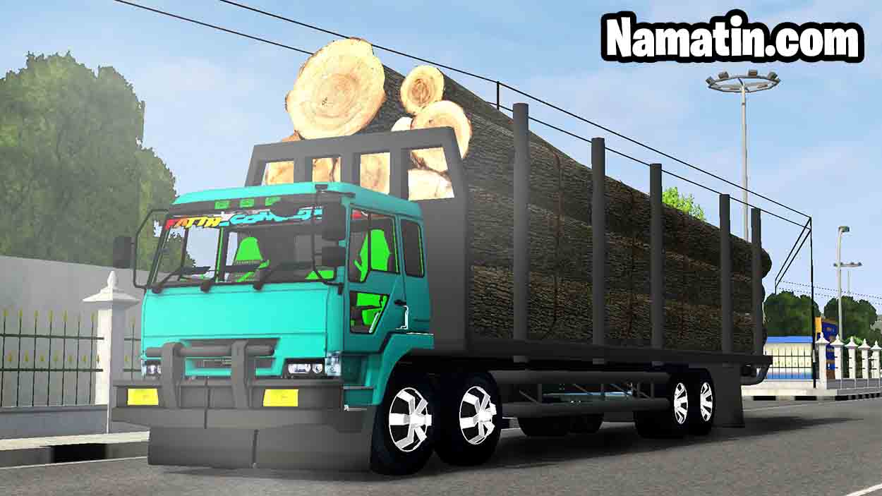 mod bussid truck sumatra muatan berat