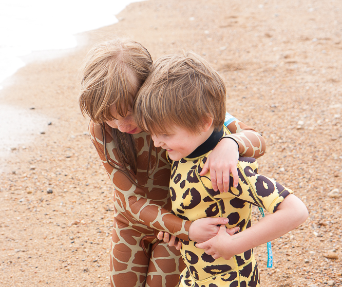 saltskin animal print wetsuits for kids