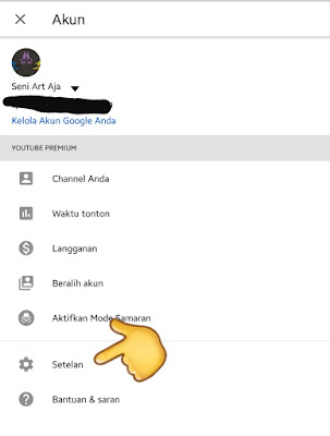 Cara Ganti Tema YouTube Menjadi Hitam dan Putih