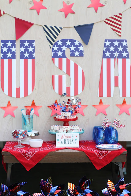 Stars and Stripes 4th of July Party AK Party Studio Tacoma Event Planner