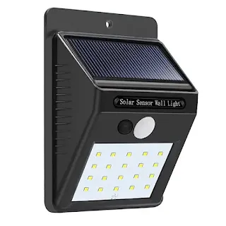 Solar Power 20 LED PIR Motion Sensor Wall Light Waterproof Outdoor Path Yard Garden, Security Lamp hown - store