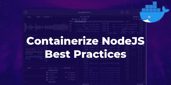 Containerize NodeJS Best Practices