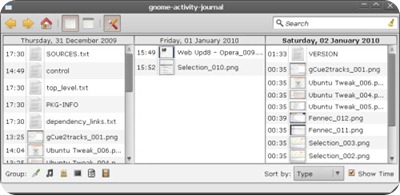 gnome_activity_jornal