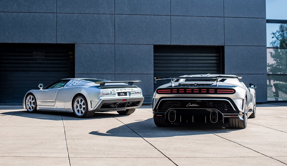 Bugatti Centodieci and EB110 Supersport